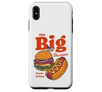 Burger or Hotdog The Big Decision American Food Case for iPhone XS Max