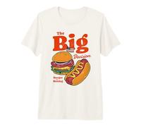 Burger or Hotdog The Big Decision American Food Premium T-Shirt