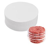 Burger Patty Papers, 1000pcs Hamburger Patty Paper Sheets, 11cm Non Stick Burger Press Wax Discs Paper, Round Burger Wax Paper Sheets Baking Parchment Paper for Food Patty Seperating Meat Beef Cake