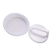 Burger Press Hamburger Patty Maker,URMAGIC 13cm Plastic Burger Mold Rings,Non Stick Burger Making Tool,Stuffed Hamburger Patty Press,Easy Release Burger Patties Cookery Mold