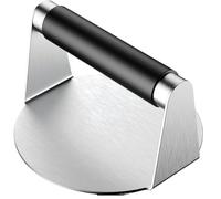 Burger Press, Hamburger Smasher Tool for Griddle, 5.5" Stainless Steel Ham Patty with Anti-Scald Handle