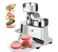 Burger Press Patty Maker, 4/5/6inch Catering Burger Press Commercial Burger Machine Maker Hamburger Beef Patty Maker, Heavy Duty Food-grade Stainless Steel Bowl Kitchen Meat Forming Processor 4-inch