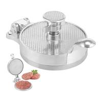 Burger Press Patty Maker Machine, Adjustable Nonstick Burger Meat Maker, 11.8cm Aluminum Alloy Manual Hamburger Press Patty Makers for Hamburger Patties, Fish Cakes