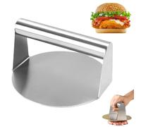 Burger Press Stainless Steel Hamburger Press Burger Smasher Smash Burger Press Bacon Press Smash Burger Kit Burger Press Cast Iron Cooking Accessories for BBQ Hamburger Steak Paninis Flatbreads