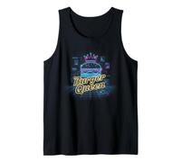 Burger Queen Funny Retro Royalty Style Tank Top