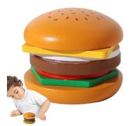Burger Sandwich Stacking Toy,Play Food Toy for Toddler Stacking Burger Sandwich - Preschool Educational and Learning, Fine Motor Skills for 3-5 Years Old Toddler
