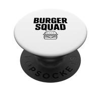Burger Squad - The Ultimate Foodie Team PopSockets Adhesive PopGrip