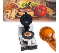 Burger Waffle Iron, Non-Stick Stainless Steel Machine for Panini, Sandwiches, Bread, Donuts - Perfect for Home and Party Use