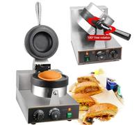 Burger Waffle Maker UFO Burger Maker Machine w/Time Temp Control, Hamburger Press 0-5 minutes time control, Commercial Hamburger Press for Kitchen or Restaurant Standard