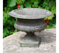 Burgess Cast Iron Urn Vintage Ornament French Antique Planter Home Garden Decoration