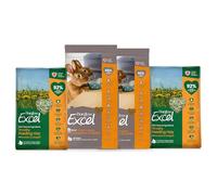 Burgess Excel 3KG Indoor Rabbit Food & 2KG Feeding Hay Value Bundle - Rabbit Nuggets & Dandelion & Marigold Feeding Hay for Indoor Rabbits - Dust Extracted Timothy Hay & Nuggets