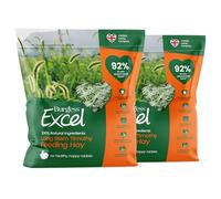 Burgess Excel Feeding Hay, Premium Long Stem Timothy Hay for Rabbits 2kg | Dust Extracted, Resealable Bag, High Fibre, For Small Animals