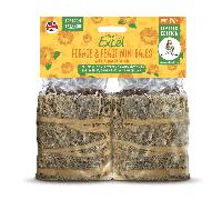 Excel Forage & Feast Mini Bale with Marigold Twin Pack, 200g - Mini Hay Bale Treats for Rabbits & Guinea Pigs - Natural Snack Topped with Marigold