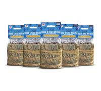Burgess Excel Forage & Feast Mini Bale with Cornflower, 500g - Mini Hay Bale Treat for Rabbits & Guinea Pigs - Natural Snack Topped with Cornflower (Pack of 5)
