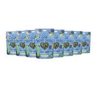 Burgess Excel Fruity Feasts Rabbit & Guinea Pig Treats - 480g - Rabbit & Guinea Pig Baked Treats Made with Banana & Blueberry - High Fibre, Small Animal Snacks (Pack of 8)