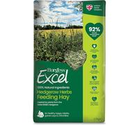 Excel Burgess Hedgerow Herbs Feeding Hay, 2.7kg - Hedgerow Herb feeding Hay for Rabbits & Guinea Pigs - Dust Extracted, Small animal Feeding Hay with Hedgerow Herbs