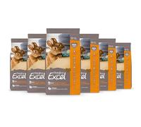 Burgess Excel Indoor Rabbit Food with Dandelion & Nettle, 9kg - Indoor Rabbit Nuggets - High Fibre, Rabbit Pellets (Pack of 6)