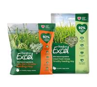 Burgess Excel Mixed Feeding Hay Value Bundle, 2KG - Dried Fresh Grass and Long Stem Feeding Hay for Rabbits - 100% Natural Ingredients, Dust Extracted Timothy Hay