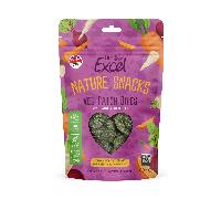 Excel Veg Patch Bites Nature Snacks - Rabbit & Guinea Pig Treats Made with Root Vegetables - High Fibre, Small Animal Snacks