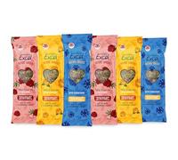 Burgess Excel Rabbit & Guinea Pig Treat Hay Bar Variety Bundle, 360g - Nature Snacks: Cornflower, Marigold & Rose - Delicious Hay Based Treats for Rabbits & Guinea Pigs (Mixed Multipack Pack of 6)