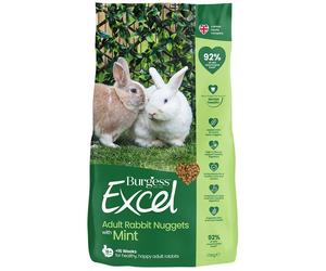 Burgess Excel Tasty Nuggets with Mint Adult Rabbit Food - 3kg
