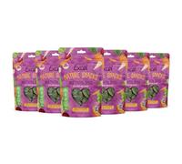Burgess Excel Veg Patch Bites Rabbit & Guinea Pig Treats - 360g - Rabbit & Guinea Pig Baked Treats Made with Root Vegetables - High Fibre, Small Animal Snacks (Pack of 6)
