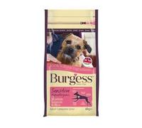 Burgess Sensitive Adult Dog Salmon & Rice 2 x 12.5kg Complete Hypoallergenic Dry Dog Food Range Key Ingredients for Supporting Dog Overall Health & Wellbeing FREE Rocco Chings Originals
