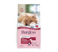 Burgess Turkey and Cranberry Mature Cat Food - 4kg