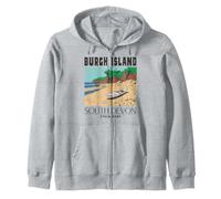Burgh Island South Devon England Zip Hoodie