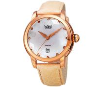 Burgi Women's Elurelia Dawn 42mm Swiss Quartz in White Burgi White One Size