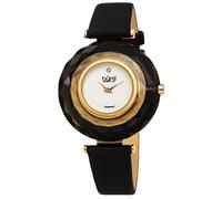 Burgi Women's Obsidian Mirage 34mm Quartz Elegant in Silver Burgi Silver One Size