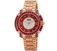 Burgi Women's Voreza Pyra 37mm Quartz in Red Burgi Red One Size