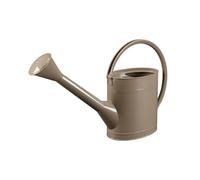 Burgon & Ball Galvanized Steel Watering Can, 5 Litre, Truffle, Ergonomic Design with Removable Rose