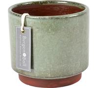 Burgon & Ball Malibu Green Medium Glazed Pot