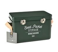 Burgon & Ball Seed Packet Storage Tin, Frog Green