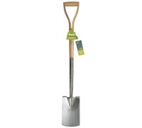 Burgon & Ball Stainless Border Spade Large Blade Efficient Digging