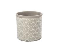 Burgon & Ball Tuscany Ceramic Indoor Planter - Pale Grey, Small Grey