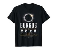 Burgos Total Eclipse Spain August 12 2026 Value Graphic T-Shirt, Men, Black, M