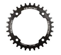 Burgtec Thick Thin BCD 104mm Outside Fit E-Bike 34T Steel Chainring (Black)