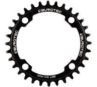 Burgtec 104mm BCD Thick Thin Chainring 30t 32t 34t 36t Ring Aluminum Black MTB