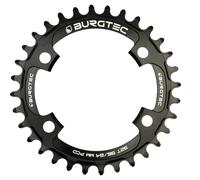 Burgtec Thick-thin Bcd 96/64 Mm Chainring Black 30t