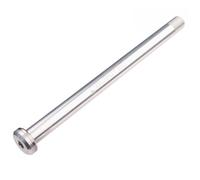 Burgtec Fox Fork Axle - Rhodium Silver110 x 15mm Boost