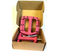 Burgtec MK4 Composite Flat Platform Pedals 9/16" MTB In Toxic Barbie Pink