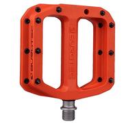 Burgtec MK4 Composite Flat Pedals Iron Bro Orange