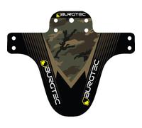 Burgtec Moto Front Mountain Bike Mudguard - Camo/MTB Mud Fender Shield Guard Face Bicycle Cycling Cycle Biking Board Muck Rain Water Puddle Wet Weather Trail Riding Downhill Accessories