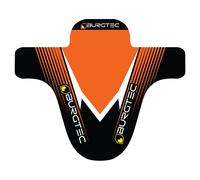 Burgtec Moto Front Mountain Bike Mudguard - Orange/Black/MTB Mud Fender Shield Guard Face Bicycle Cycling Cycle Biking Board Muck Rain Water Puddle Wet Weather Trail Riding Downhill Accessories
