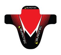 Burgtec Moto Front Mountain Bike Mudguard - Red/Black/MTB Mud Fender Shield Guard Face Bicycle Cycling Cycle Biking Board Muck Rain Water Puddle Wet Weather Trail Riding Downhill Accessories