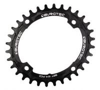 Burgtec Oval 104mm BCD Thick Thin Chainring 32T Burgtec Black