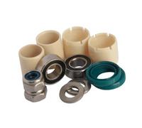 Burgtec Penthouse MK4 Replacement Pedal Internals Kit - Seals (2), Large Bush (2), Small Bush (2), Bearings (2), Washers (2), Nylock nuts (2) / MTB Trail Mountain Bike Spare Accessories