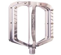 Burgtec Penthouse MK5 Flat Pedals Steel Rhodium Silver
